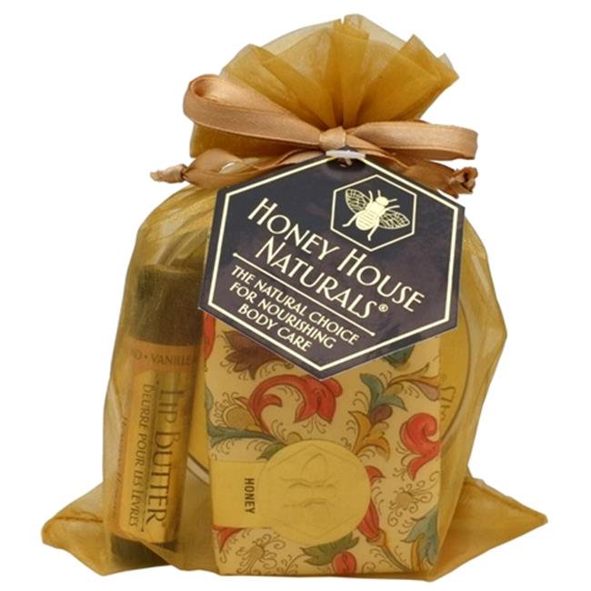 Honey House Naturals SGSV Soap Gift Set Vanilla Bee Bar, Vanilla Almond
