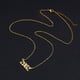 thumbnail image 3 of Número de cumpleaños colgante collar de acero inoxidable número de oro cumpleaños collar cadena joyería señoras niñas Vhermosa LRWJ198-16, 3 of 4