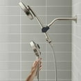 thumbnail image 6 of Kohler Prone 3-in-1 Multifunction Shower Head with PowerSweep (Brushed Nickel), 6 of 7