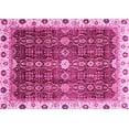 thumbnail image 1 of Ahgly Company Indoor Rectangle Abstract Pink Modern Area Rugs, 7' x 10', 1 of 4