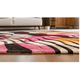 Abstract Color Wavy Hand-Tufted Abstract Wavy Striped Area Rug, Multi Color Contemporary ...