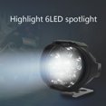 thumbnail image 2 of 6 Led Auxiliary Headlight For Motorcycle Spotlights Lamp Vehicle 6led Auxiliary Headlight Brightness Electric Car Light, 2 of 8