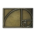 thumbnail image 1 of MOVTOTOP Golden Ratio Lapel Pin Brooch Rectangle Geometry Math Badge for Teachers Math Enthusiasts and Stem Lovers, 1 of 7