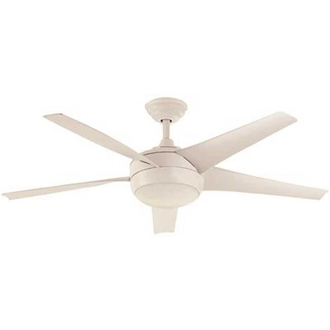 Windward 52 in Indoor Matte White Ceiling Fan with Light Kit Parts 
