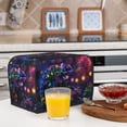 thumbnail image 6 of Pofeuu Glowing Chameleon Fantasy Art Print Universal Two Slice Toaster Cover,Dust Cover, Toaster Cover Bread Machine Cover Fits for Most Standard 2 Slice Toasters, 6 of 7