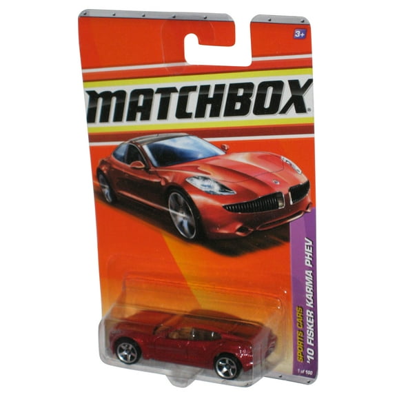 Matchbox Sports Cars (2010) Red '10 Fisker Karma Phev Car 1/100