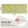 thumbnail image 5 of Lightgreen Daisy Flower White Blooms Pattern Kitchen Rug Mat,Kitchen Runner Rugs Non Skid Washable,Decorative Kitchen Floor Mats for Kitchen,Sink,Laundry,17"X47", 5 of 5
