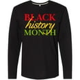 thumbnail image 3 of Inktastic Black History Month- Red, Green, Yellow Long Sleeve T-Shirt, 3 of 5