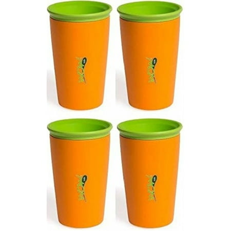 Wow Cup for Kids 360 Spill Free Drinking Cup - 9 Oz - Color: Orange - 4