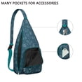 thumbnail image 2 of Universe Shoulder Backpack - Cosmic Star Field Pattern with Glow-in-the-Dark Details, Lightweight Anti-Theft Daypack, 2 of 4