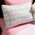 thumbnail image 2 of Cozy Line Home Fashions Inc Lola Pink Floral Cotton Quilt Bedding Set Queen 3 Piece, 2 of 5
