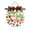 Xmas-4, variant on Eveokoki Tis The Season To Be Jolly Door Hanging Sign 11 inch Wooden Wall Sign, Rustic Holiday Wreath Decor for Front Door Porch Home Window Wall Farmhouse Decorations