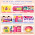 thumbnail image 3 of Juguete musical Montessori Busy Board Vanvimen para niñas de 1 a 3 años, 3 of 6