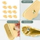 thumbnail image 5 of Clip de sellado de bolsas de alimentos | Conservador de frescura de snacks | Plástico ABS | Amarillo | Paquete de 10 | Sello seguro | Abrazaderas reutilizables para bolsas de chips, pan, café |, 5 of 6