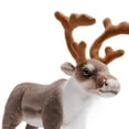 thumbnail image 6 of Simulation Reindeer Plush Toy Decoration Figure Stuffed Animal Model Deer Gift Cute for Birthday Living Room Desktop Kids 42cm, 6 of 6