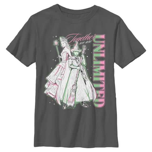 Boys Wicked Elphaba and Glinda Together We Are Unlimited T Shirt