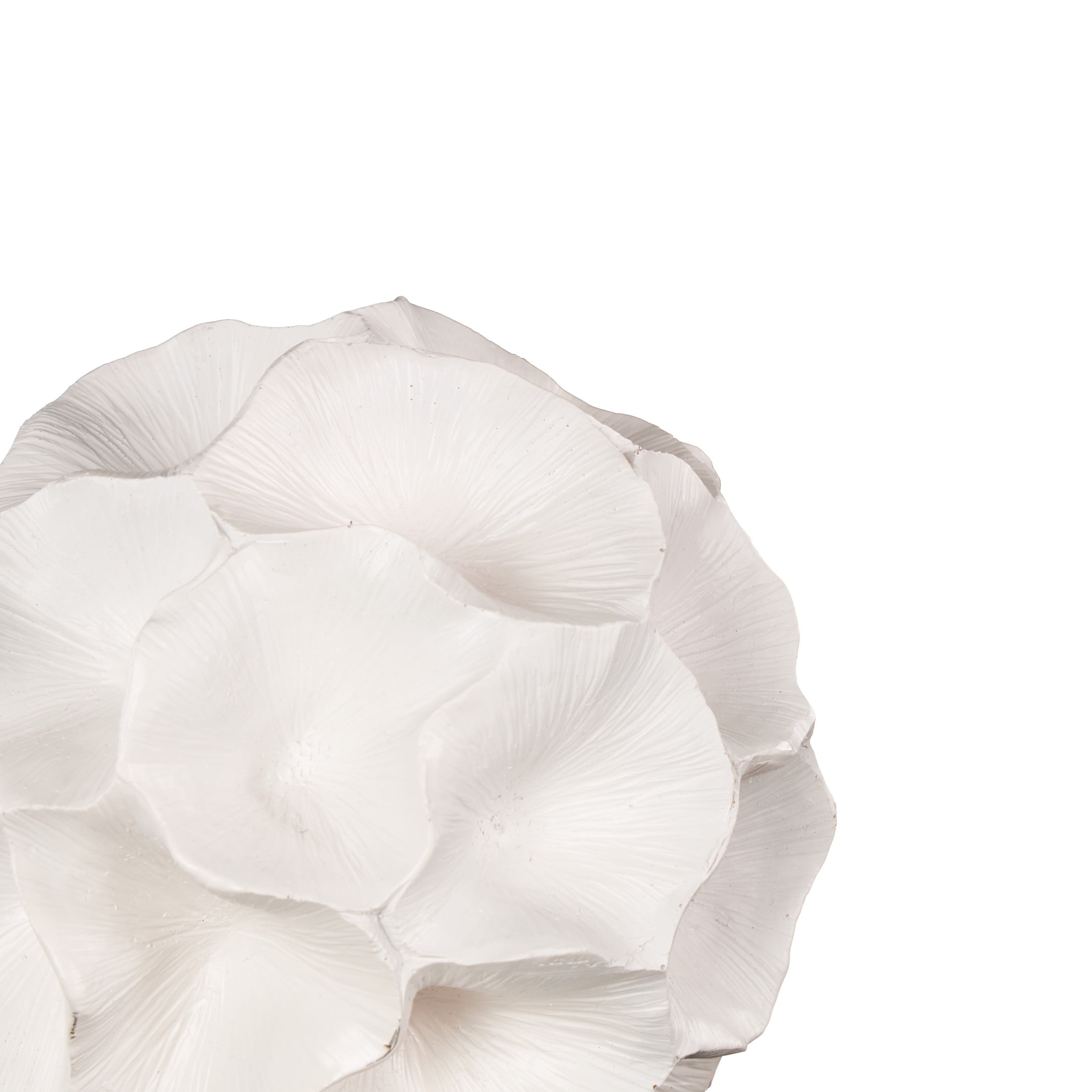 DecMode White 6" Floral Resin Orbs & Vase Filler with Varying Sizes (3 Count)