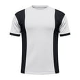 thumbnail image 4 of Miluxas Men's Color Block Tees Crew Neck Short Sleeve Shirts Casual Summer Tops White XL(XL), 4 of 8