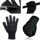 thumbnail image 2 of Guantes de trabajo de fibra de acero inoxidable, cortadores Guantes Resistentes, Guantes Protectores Antiestáticos Anti-Corte, Resistencia al Corte Nivel 5 24cm-, 2 of 5