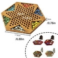 thumbnail image 4 of Checkers Chinese Chess Bead Game Board Kids Adult Toy Glass Marbled Colored Desktop Strategy Gift Pieces Party Stained Glass, 4 of 8