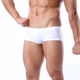 thumbnail image 6 of WQQZJJ Men's Mini Swim Shorts, Solid Color High Stretch Low Waist Sexy Shorts, Comfortable and Breathable Shorts for Summer Swimming and Surfing, 6 of 9