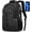 Black-15inch, variant on Black Backpack for Men ,School Bookbag for Teen Boys Laptop Backpack with USB for Collge Travel Work Business