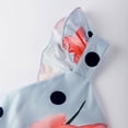 thumbnail image 4 of Toddler Dress Girls Blue Floral Summer Dresses Size 5T Boho Flutter Sleeve Sleeveless Birthday Sundress (574-5), 4 of 4