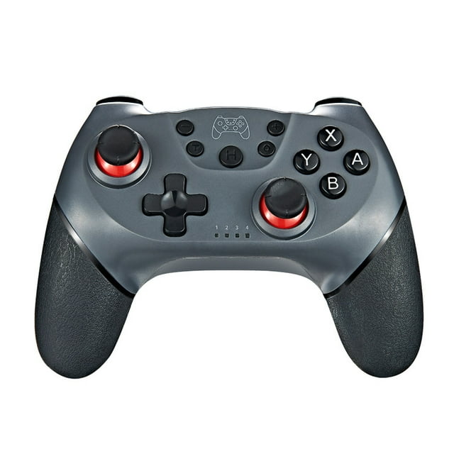 Manette Pro Sans Fil pour Switch, Manette de Jeu Bluetooth Joystick Télécommande pour Console Switch (Gris Argenté)