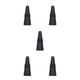 thumbnail image 3 of Naiovety Botellas de vino Tapones de silicona Tapas Bebidas Antifugas Tapón de acero inoxidable Ergonómico Forma de cono Beber Negro Type2 NO2, 3 of 6