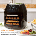 thumbnail image 5 of Dehydrator Rack for Oven,6 Quart Accessories,Dehydrated Fruit and Meat,Air Rack,Dehydration Tray 6Pc, 5 of 5