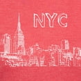 thumbnail image 3 of CafePress - Bw Nyc Sketch For T T Shirt - Womens Tri-blend T-Shirt, 3 of 4