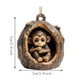 thumbnail image 3 of Forest Animal Christmas Ornaments,3D Animal Christmas Tree Ornaments,Funny Forest Animal Ornaments for Hanging Decoration Gift for Animal Lovers & Christmas Basket Stuffers, 3 of 7
