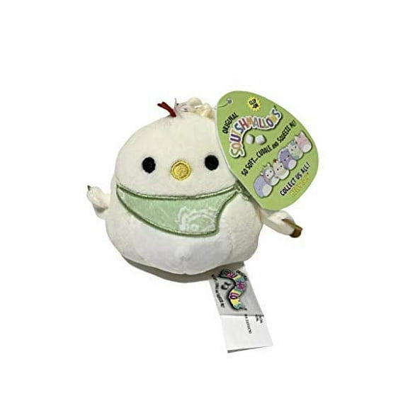 Squishmallows Backpack Clip Ons Plush Pillow (Todd Chick with Bandanna) 3.5 Inch Plush