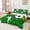 Green B, variant on Feelyou Soccer Monogrammed King Sheets for Boys, Green Black Football Bedding, 4pcs, 1 Flat Sheet, 1 Fitted Sheet and 2 Pillowcases