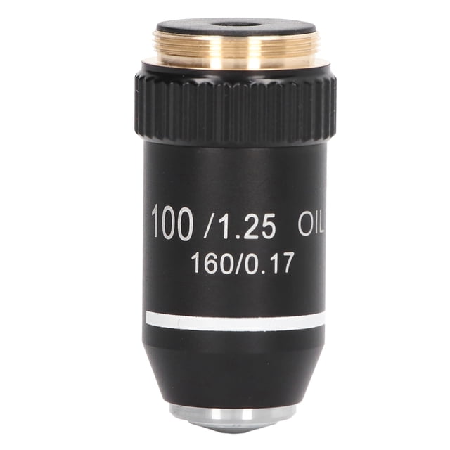 100X Magnification Lens, Fine Workmanship Microscope Objective Lens For Biological Microscopes