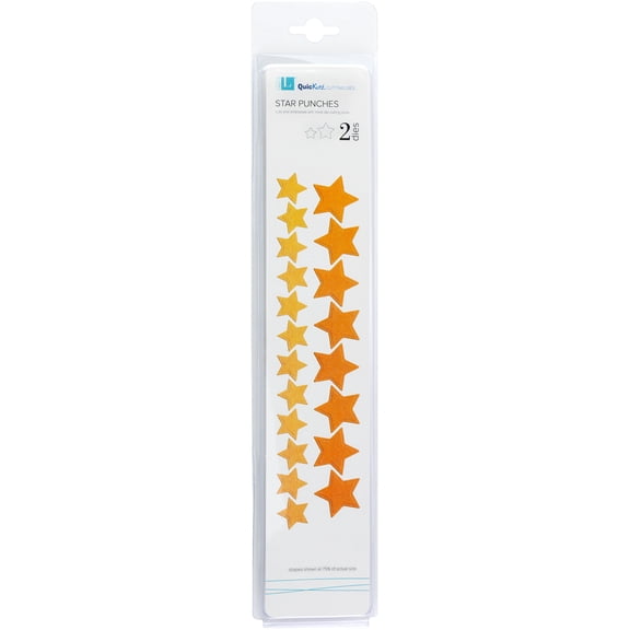 We R Memory Keepers (1-Pack) Lifestyle Punch Dies Stars, 1 inch and 1.5 inch 032098