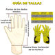 thumbnail image 3 of Guantes de Portero Futbol Profesional Antideslizantes – Látex de Alta Sujeción, Color Amarillo/Blanco, Talla Mediana, 3 of 3