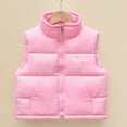 thumbnail image 2 of Povozer Boys Girls' Puffer Vest Kids Lightweight Sleeveless Jacket Boys Girls Puffer Vest(Red,3-4 Years), 2 of 6