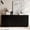 Black, variant on Modern 59" Buffet Cabinet with Storage, 4-Door Wave Textured Sideboard, Black Accent Console Table, Floor Standing Credenza for Living Room Kitchen, Navy Blue