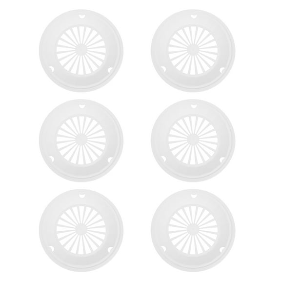 6pcs Reusable Paper Plate Holders for BBQ, Picnic & Serving