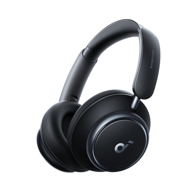 Soundcore by Anker Space Q45 Auriculares adaptables con cancelación activa de ruido, reducen el ruido hasta en un 98%, tiempo de reproducción de 50 horas, control de aplicaciones, audio inalámbrico de