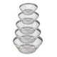 thumbnail image 1 of Rusts Resistant Stainless Steel Mesh Strainer High Capacity Colander For Food Draining Professional Kitchen Sieves, 1 of 4