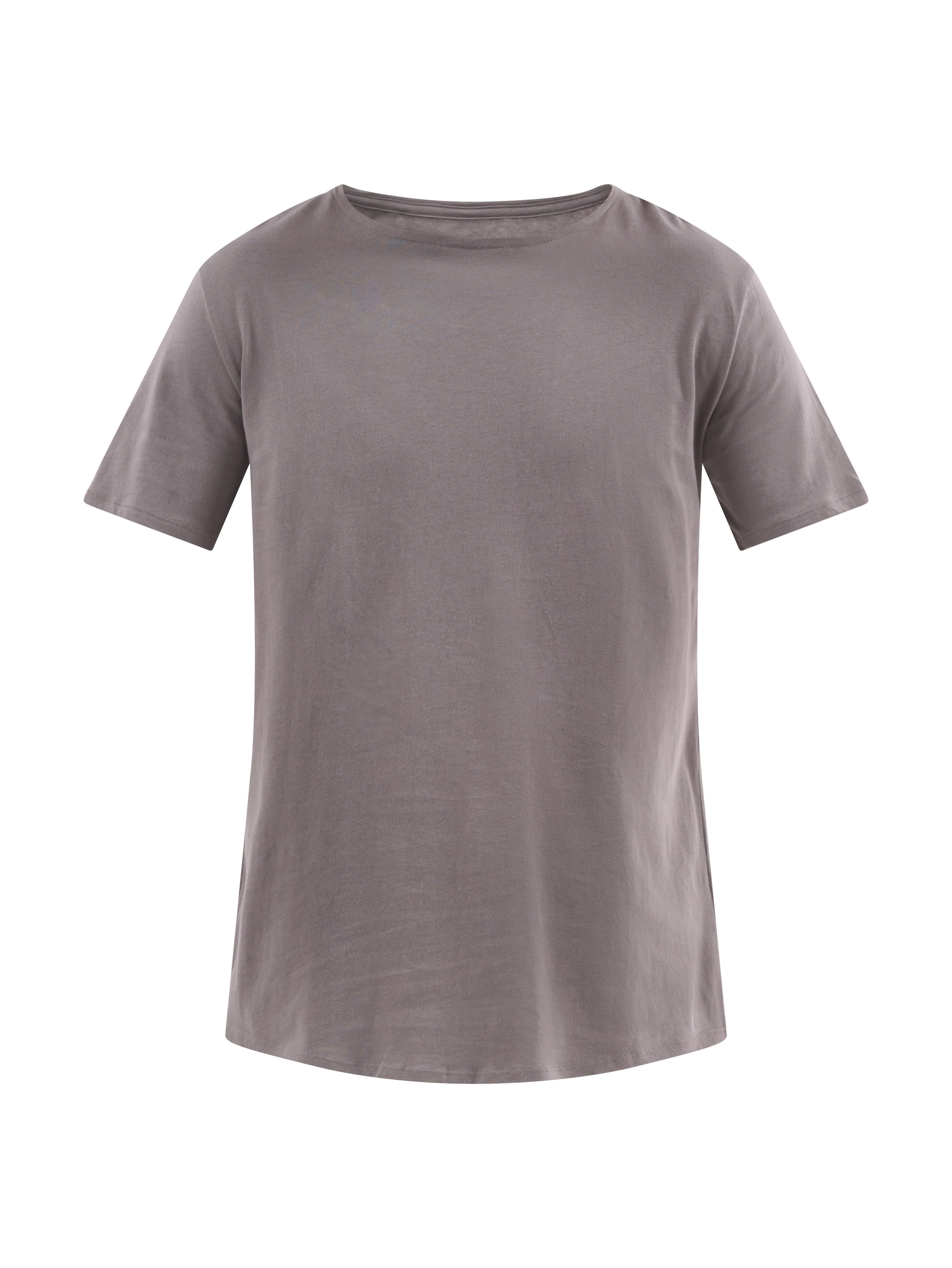 No Boundaries Men's & Big Men's Longline Curved Hem Elongated Tee Shirt, 2-Pack, Sizes XS-5XL