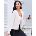 thumbnail image 4 of Womens Lightweight Button Down Cropped Cardigan Sweater Summer Crochet Tops Shrug for Dresses, 4 of 8