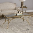 thumbnail image 2 of Uttermost Alayna Contemporary Metal and Wood Coffee Table in Gold, 2 of 5