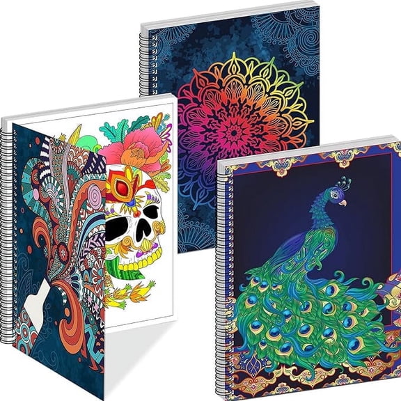 Kalysky 3 Coloring Books for Adults Relax and Relieve Anxiety
