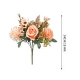 thumbnail image 2 of Sokhug Artificial Hydrangea Bouquet - Rustic Flower Stem for Vase Decor, 2 of 5
