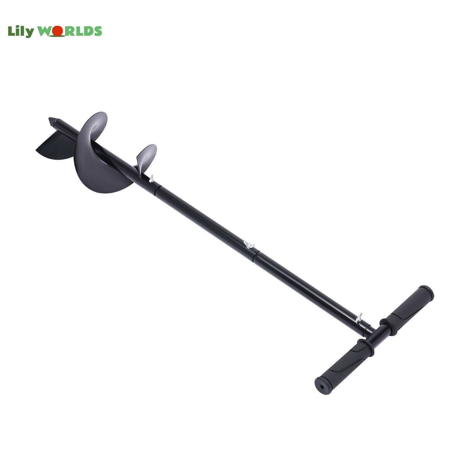 Miumaeov 6"inch Manual Auger Drill Bit Garden Plant Flower Bulb Rapid Planter Hole Spiral