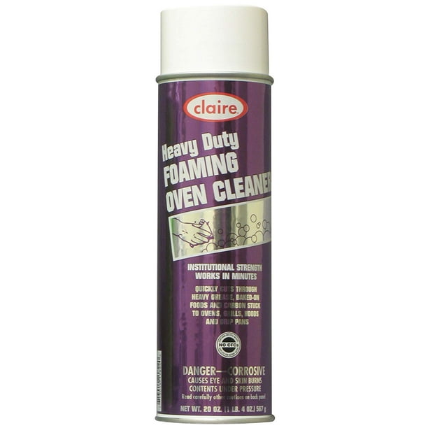 Claire 824 20 Oz. Heavy Duty Foaming Oven Cleaner Aerosol Can Walmart