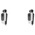 thumbnail image 3 of Inteprter F920 Mini auricular compatible con Bluetooth Manos libres en la oreja Auriculares Auriculares Estéreo Recordatorio Clip Operación con Blanco 2Conjunto, 3 of 6